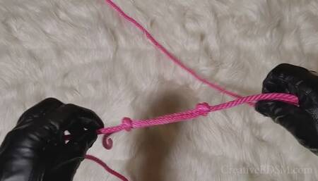 How to Tie CBT Using Rope and a Fisher's Knot