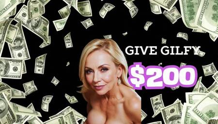 Give Gilfy $200