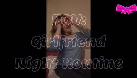 POV GFE your girlfriend Dakota Marr sends you silly selfie videos before bed