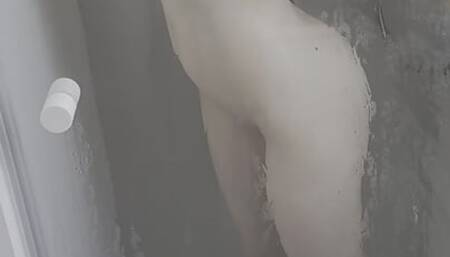 Teen in the shower