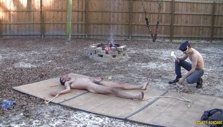 Chase Endick Aroused As His Balls And Cock Get Brushed