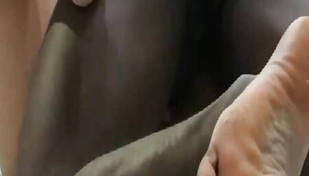 Cuckold Husband Films His Wife Fucking with Her Black Friend at Missionary Position