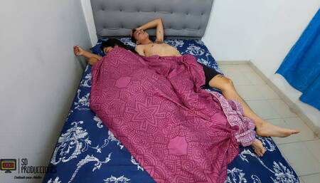 He Jerked Me off While My Stepsister Is Lying Down
