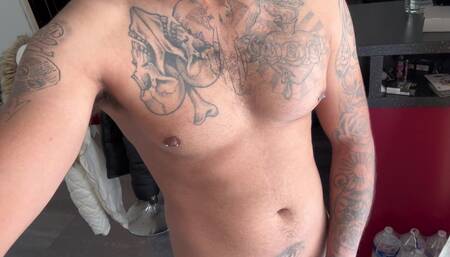 Damien Custo Muscle Tattoo Pinoy Boy