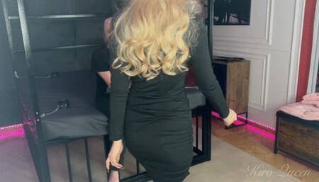 Pig gets humiliated and orgasm control