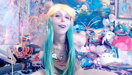 Eat The Gummies Pushed Out Of My Pussy + Ass!