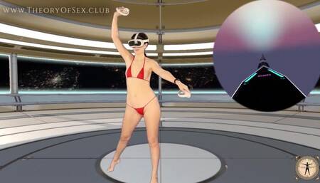 Part 1 of Week 3 - VR Dance Workout. I reached the next level.