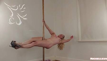 Nude pole dance embarrassment