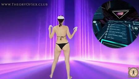 Part 1 of Week 4 - VR Dance Workout. My reaction skill is getting better.