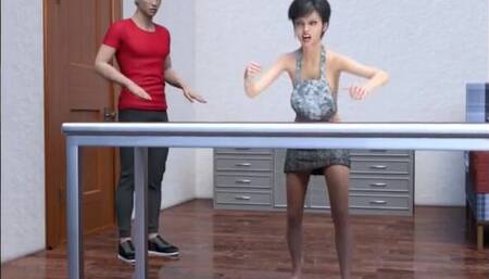 Anger Issues: Female Muscle Growth Animation