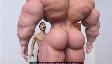 Hulky Girlfriend (Female muscle Growth)