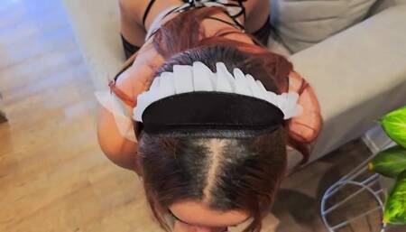 COLOMBIAN maid gets fucked by BIG DICK - Abella Olsen