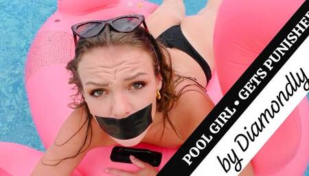 Bratty Pool Girl gets punished PART 1
