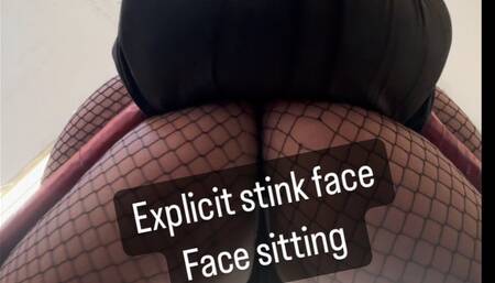 Explicit face sitting pov