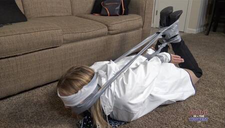 Blair And Rachel Raincoat Bondage HD