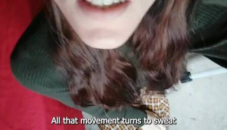 Giantess finds tiny swallows it and talks to it in her stomach (Burp) (Vore) (Preview)