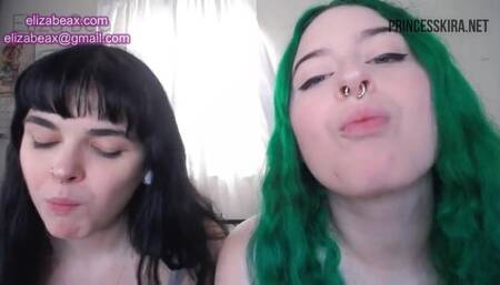 GIRL GIRL GIANTESS VORE PORN EATING TINY MEN ELIZA BEA AND PRINCESS KIRA