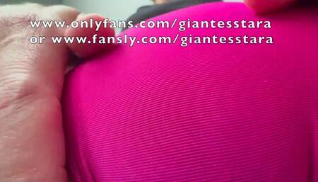 Giantess Pink Panty Buttcrush