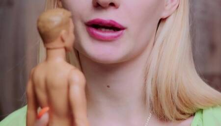 Vore fetish RUS Gigantess I'll suck and eat you! Loster story