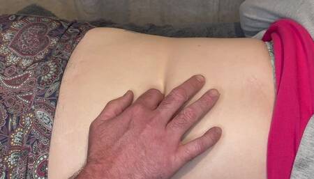 Belly Button Fingering, Massage & Tickle With Q-tip HD