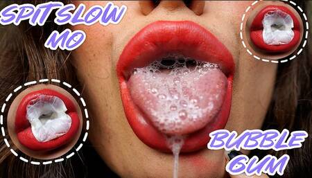 Bubble trouble spit slow mo
