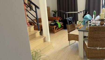 Spying on hot stepmom peeing