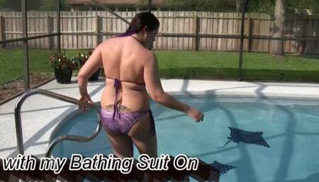 Old Collection- Swimming above water with a swimsuit on