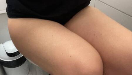 excretion and piss, big thighs and cold, goose pimples