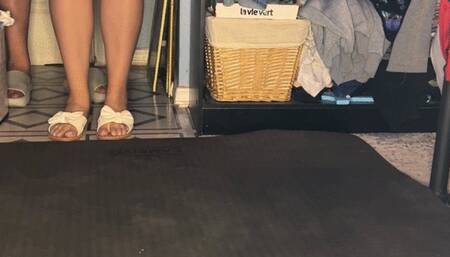 Real Couple Mesmerized to show off their soles and bodies and become mind fucked