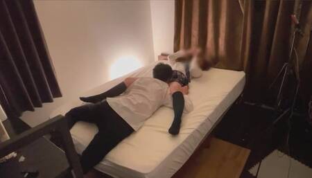 ちょっぴり変態な女子〇生ナンパしたら名器過ぎて即イキ不可避の中出し