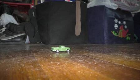 Tiny Truck Dwarfed by My Mary Janes