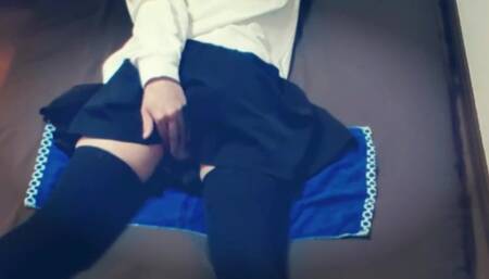 Man's daughter's foot pin masturbation ♡♡ I'm always doing this /// I've ejaculated a lot ♡