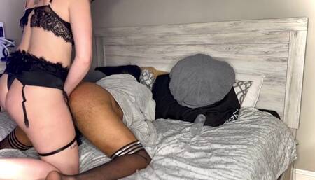 Anal Pegging Pure Pleasure PAWG Vs CD Boyfriend CUMSHOT