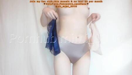 【個撮】下着の断捨離動画。販売もするよ～カタログ動画【Japanese】試着