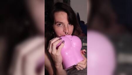 Eating out perky pink pony pussy n' ass!