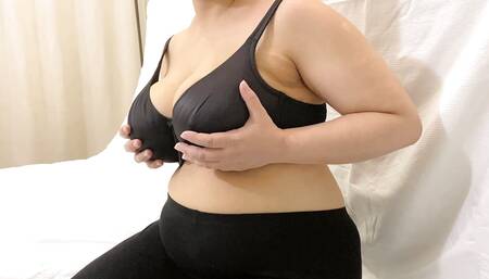 Seductive Milf Mom Faustina Pierre Strips Down Her Black Bra To Reveal Her Big Tits To Seduce You