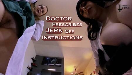 Doctor Prescribes Jerk Off Instructions - HD - featuring Codi Vore and Jane Judge, a medical fetish scene with tiny man humiliation, nurse and doctor domination, shrinking fetish, JOI, medical examination, big ass and tits, cum encouragement, and casu