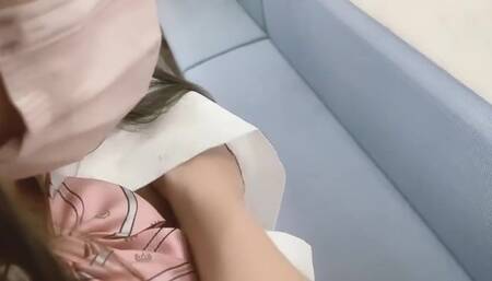 Touch and fuck a cute girl on the train [japanese amateur]Individual photography