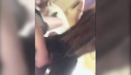 Two ladyboys with hairy cocks and 1 transvestite threesome hardcore blowjobs sex