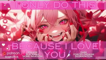 Yandere || You BROKE her heart so she BREAKS into your house to teach you a lesson!! F4M ASM