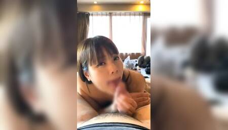 20's Aya's rich blowjob