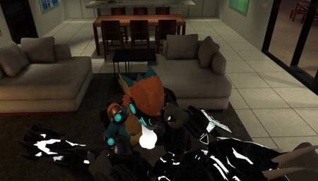 Female Prototgen gets pounded by massive Zetagen