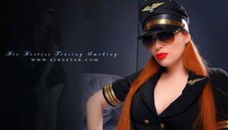 Air Hostess Teasing Smoking FHD