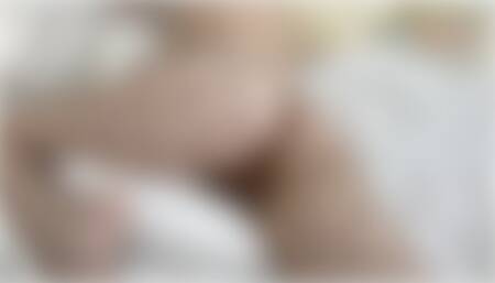 pillow humping in sexy fishnet pantyhose