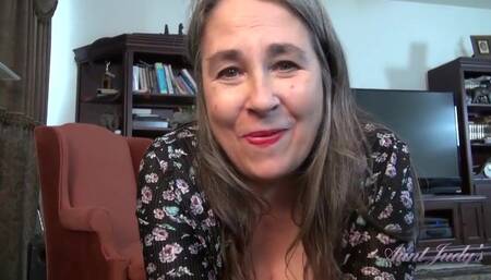 Aunt Judy's - Your Mature Step-Auntie Grace Gives You a Helping Hand (POV)