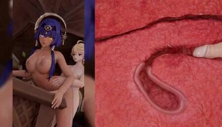 Candace and Aether | Genshin Impact | Hentai