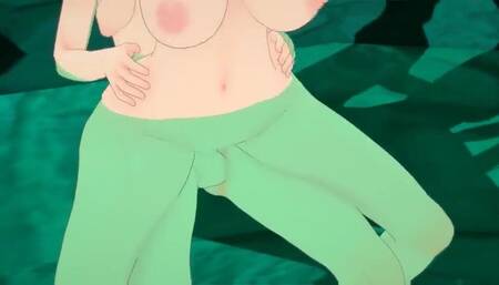 (HD60FPS)YAE MIKO AND RAIDEN SHOGUN HAVE A THREESOME WITH TRAVELER IN PRIVATE ONSEN(Serenitea pot)