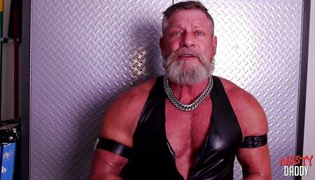 NASTYDADDY Daddy Dan Intensely Jerks Off While Wearing A Cock Ring