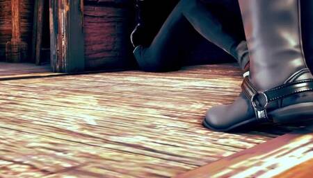 female knight lose to monster ork - episode.31