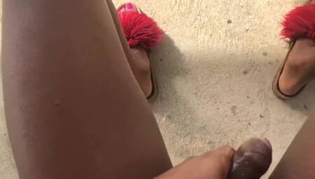 Couldn’t hold it (TS PublicPrincess)